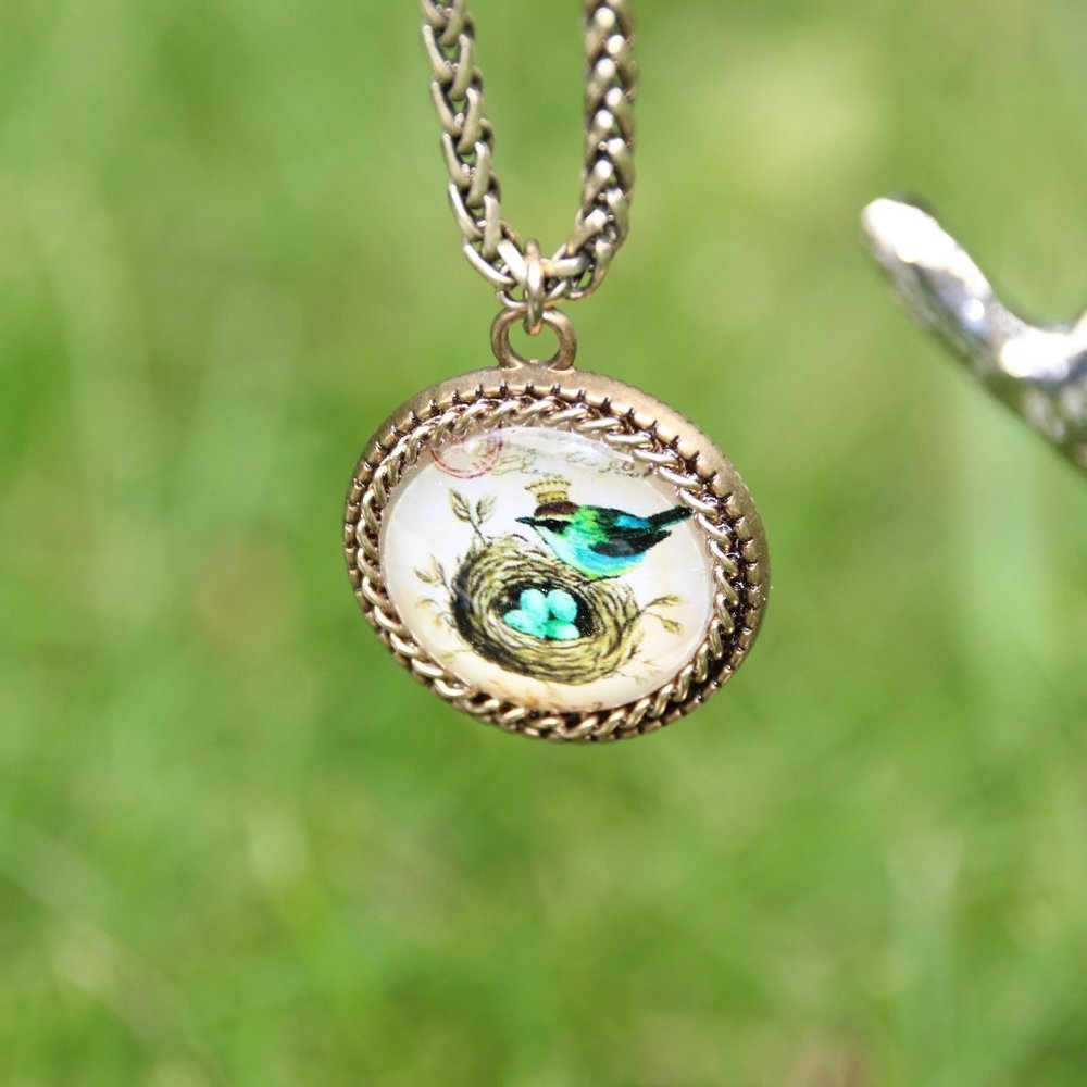 Jewelry set Bird Queen